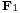 \scriptstyle{\mathbf{F}_1}