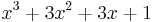 x^3+3x^2+3x+1