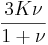 \frac{3K\nu}{1+\nu}