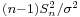 \scriptstyle(n-1)S_n^2/\sigma^2