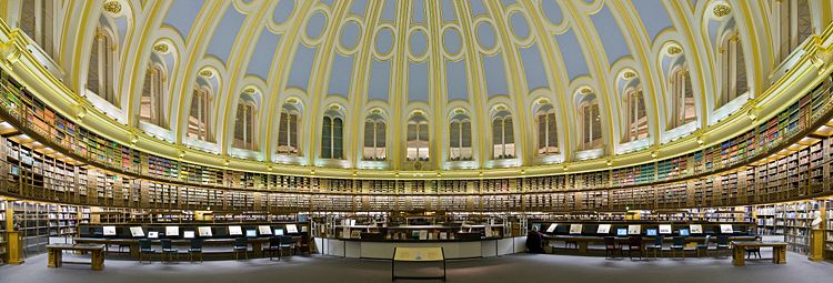 Panorama of the circular Reading Room