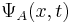 \Psi_A(x, t)