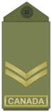 Canadian Corporal's shoulder board