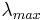 \lambda_{max}