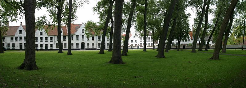 Inside of the Beguinage.