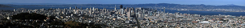 San Francisco panorama from Twin Peaks