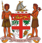 Coat of arms of Fiji or The Fiji Islands