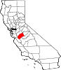 Merced County map