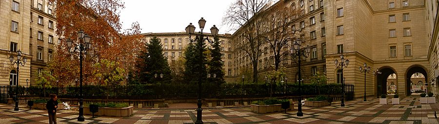 Inside the Council of Ministers in downtown Sofia