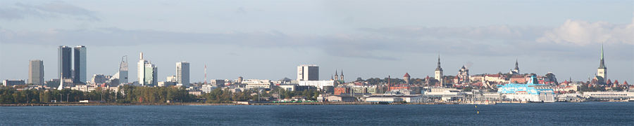 Panorama of Downtown Tallinn