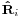 \scriptstyle{\mathbf{\hat{R}}_{i}}