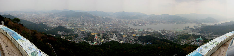 Panorama of Nagasaki.