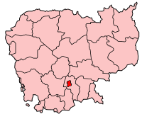 Location of Phnom Penh Municipality, Cambodia