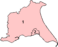 The unitary authorities of the Ceremonial East Riding. 1. East Riding of Yorkshire (Unitary) 2. Kingston upon Hull (Unitary)