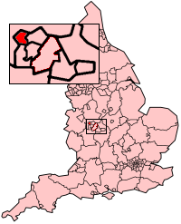 Wolverhampton shown within England