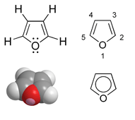 Furan chemical structure.png