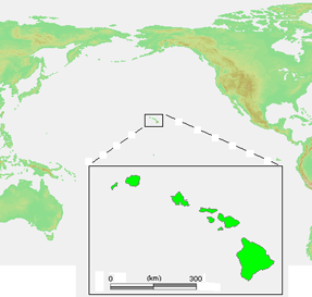 Location of Hawaii