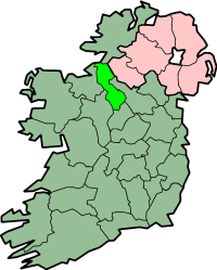 centerMap highlighting County Leitrim