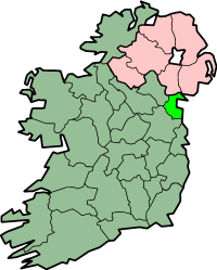 centerMap highlighting County Louth