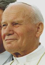 Pope John Paul II on 12 August 1993 in Denver (Colorado)