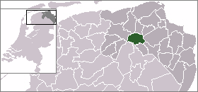 Location of Groningen