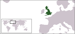 Location of Great Britain