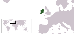 Location of Ireland