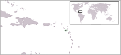 Location of Montserrat