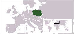 Location of Poland