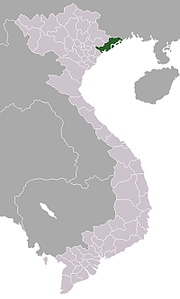 Location of Quảng Ninh Province