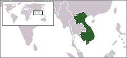 Location of French Indochina