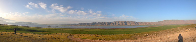 A panorama of Bakhtiar lake