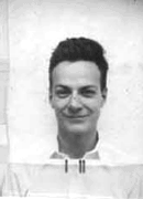 Richard Phillips Feynman (1918-1988). Feynman's photo ID badge whilst working on the Manhattan Project.