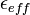 \epsilon_{eff}