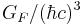 G_F / (\hbar c)^3