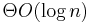 \Theta{O}(\log n)