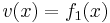 v(x)=f_1(x)