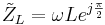 \tilde{Z}_L = \omega Le^{j{\pi \over 2}}