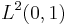 L^2(0,1)