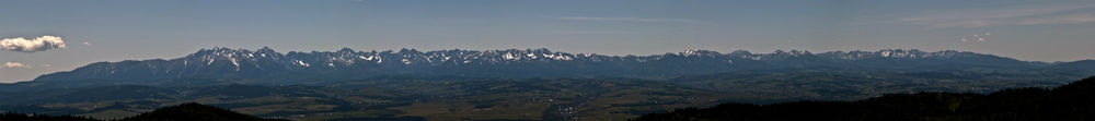 Panorama of Tatra Mountains