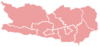 Map indicating the districts of Carinthia