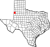 State map highlighting Cochran County