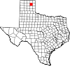 State map highlighting Roberts County