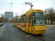 A tram car Konstal 105Na in Warsaw (2005)