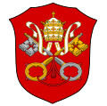 Coat of arms of the Vatican and Archbishop of Manila