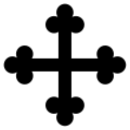 Cross-Bottony-Heraldry.svg