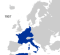 EU enlargement between 1958 and 2007