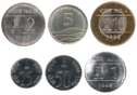 Coins of various denominations