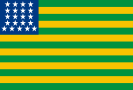 First Republican Flag of Brazil: November 15–19, 1889