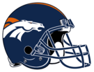 Denver Broncos helmet